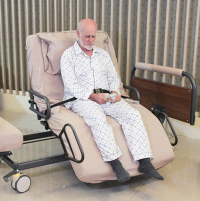 Power Rotating Rotor Assist Healthcare Bed