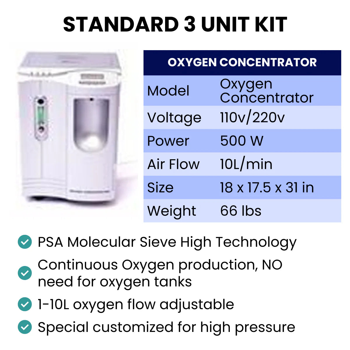 Airvida 1.5 ATA Pro90 Portable Seated Hyperbaric Chamber