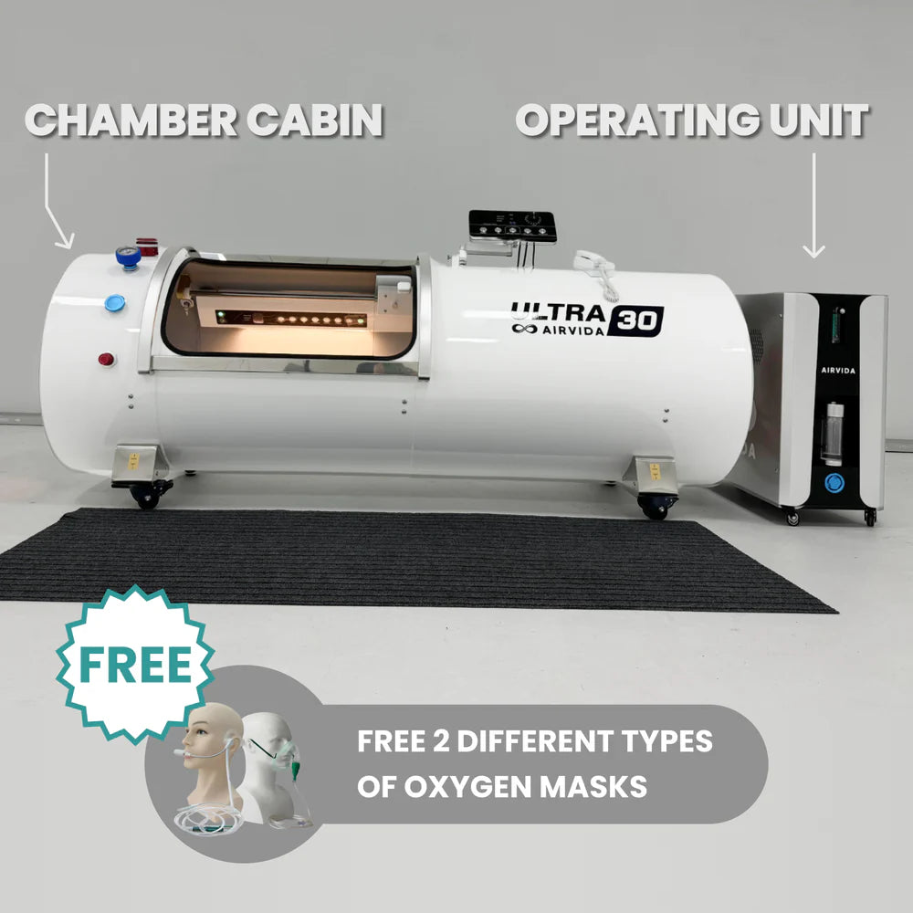 1.3-2.0 ATA Airvida Ultra Hard Shell Lying Hyperbaric Chamber