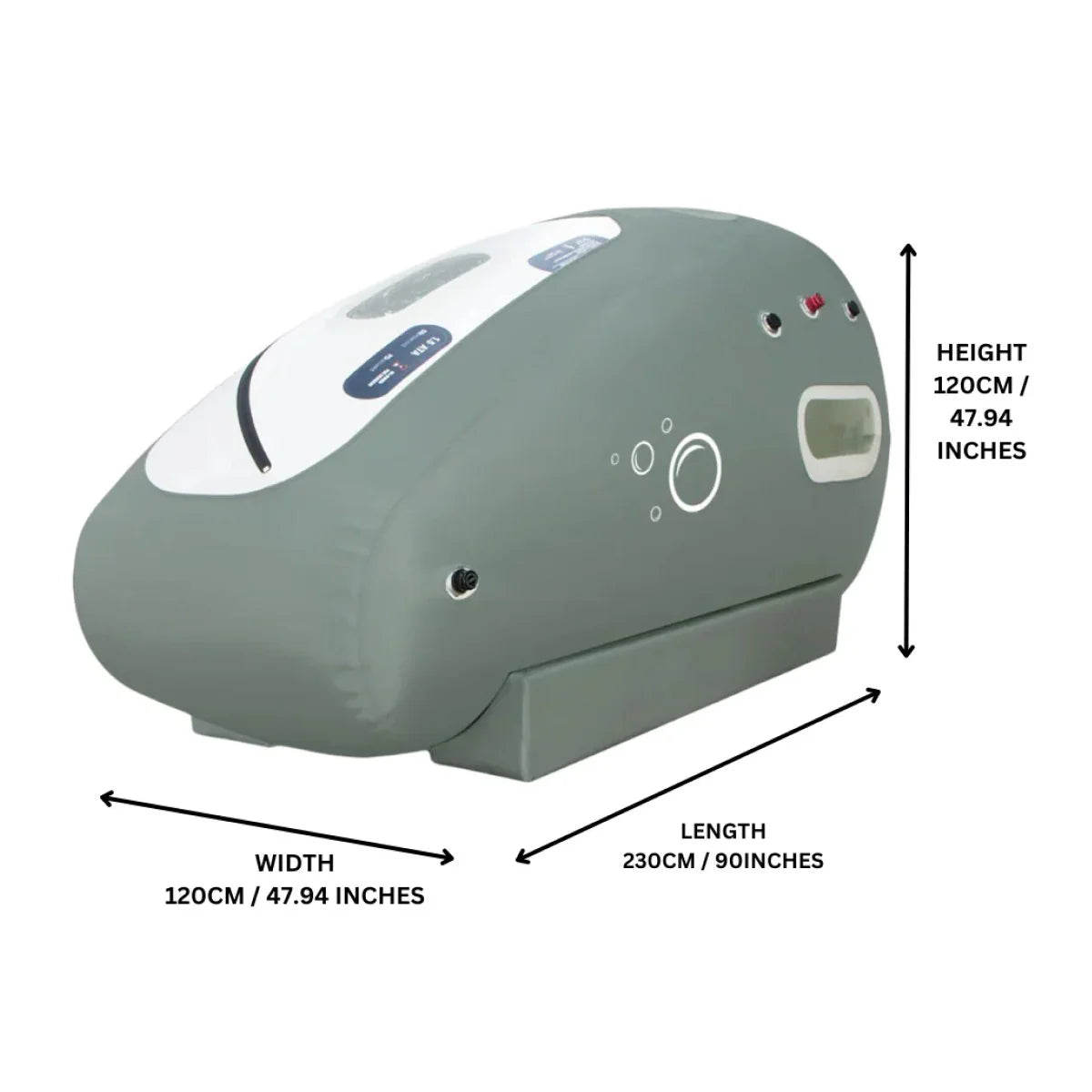 Airvida 1.5 ATA Pro90 Portable Seated Hyperbaric Chamber