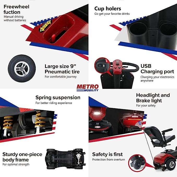 Metro Mobility Patriot 4-Wheel Mobility Scooter