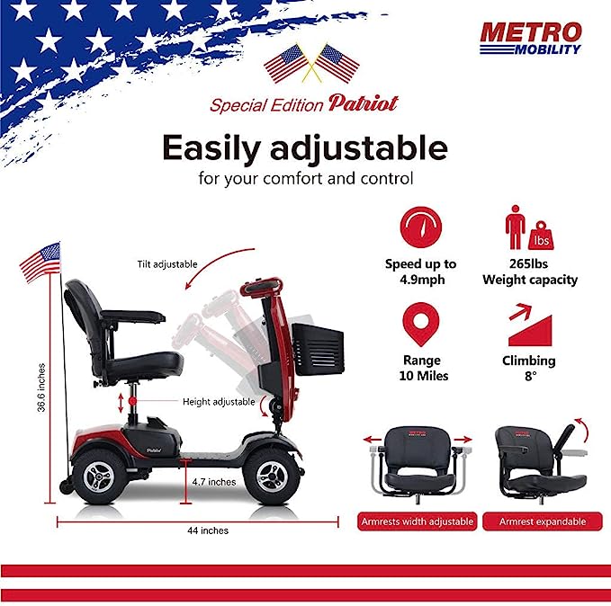 Metro Mobility Patriot 4-Wheel Mobility Scooter