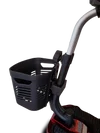 FRONT BASKET: 9” Length x 10” Width x 8” Depth