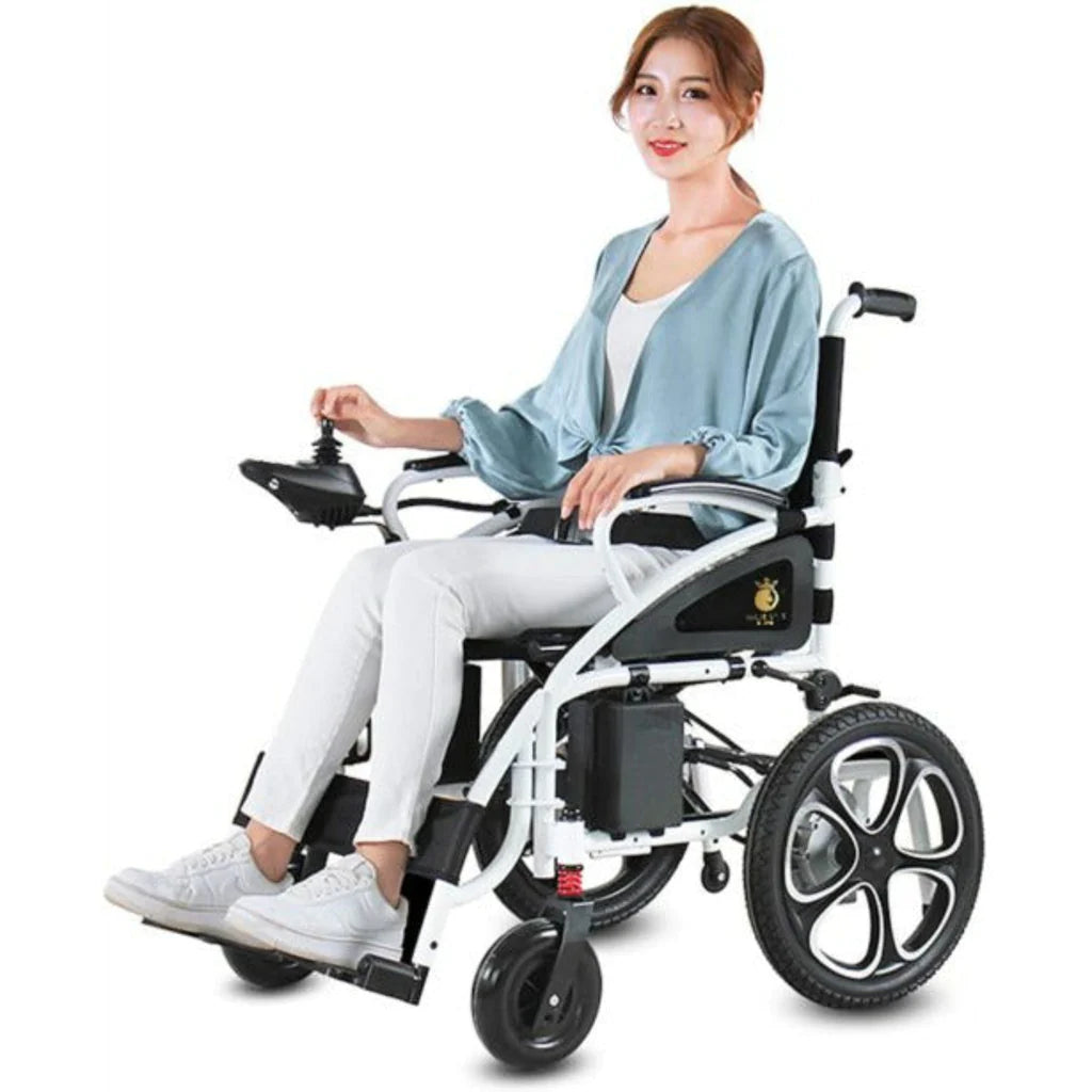 ComfyGO 6011 Electric Wheelchair With 17″ Wide Seat