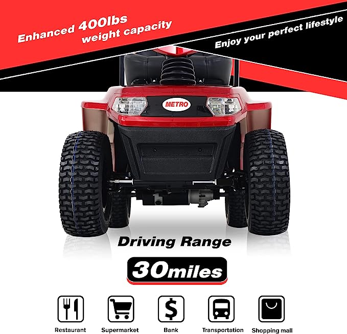 Metro Mobility S800 Heavy Duty Scooter - The Ultimate 4-Wheel Mobility Solution