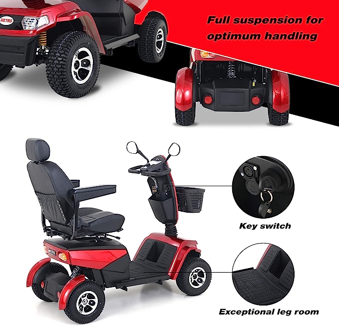Metro Mobility S800 Heavy Duty Scooter - The Ultimate 4-Wheel Mobility Solution