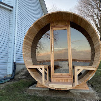 Dundalk Leisurecraft Tranquility MP Barrel Sauna CTC2345W