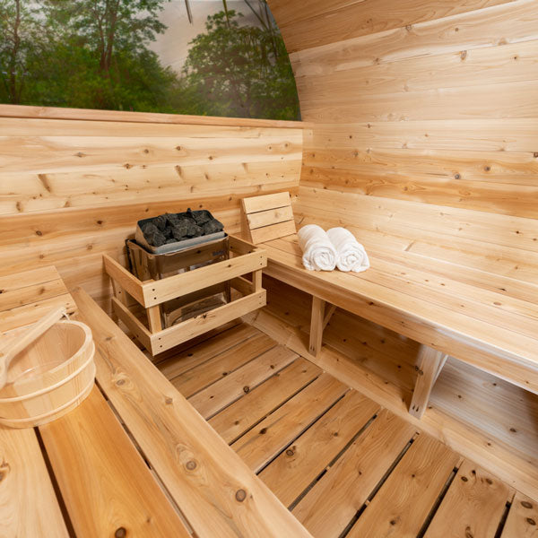 Dundalk Leisurecraft Tranquility MP Barrel Sauna CTC2345W
