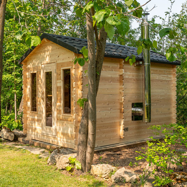 Dundalk Leisurecraft CT Georgian Cabin Sauna With Changeroom CTC88CW