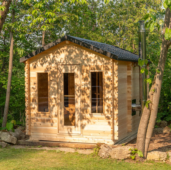 Dundalk Leisurecraft CT Georgian Cabin Sauna With Changeroom CTC88CW