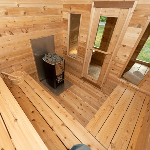 Dundalk Leisurecraft CT Georgian Cabin Sauna With Changeroom CTC88CW