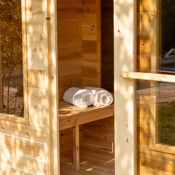 Dundalk Leisurecraft CT Georgian Cabin Sauna With Changeroom CTC88CW