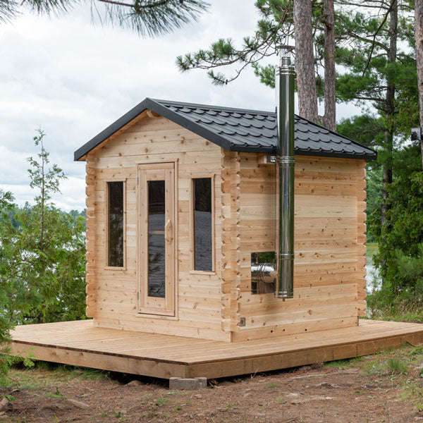 Dundalk Leisurecraft CT Georgian 6 Person Cabin Sauna CTC88W