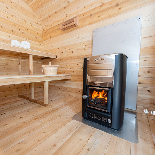 Dundalk Leisurecraft CT Georgian 6 Person Cabin Sauna CTC88W