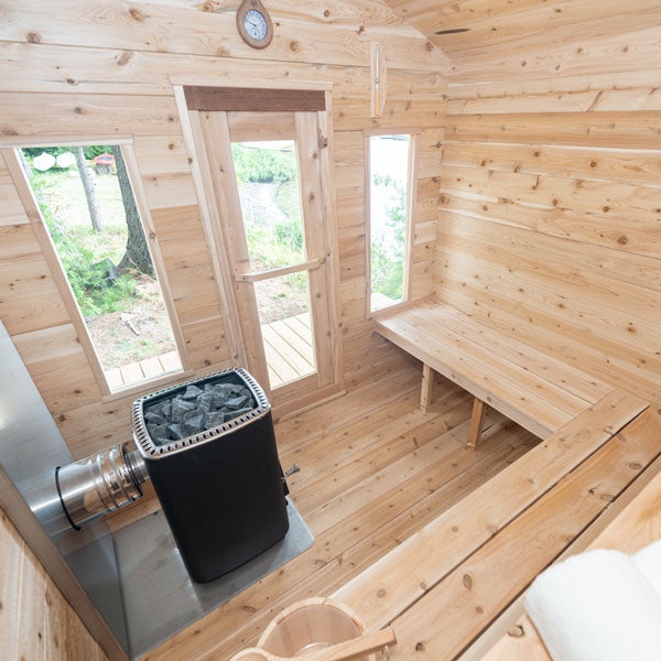 Dundalk Leisurecraft CT Georgian 6 Person Cabin Sauna CTC88W