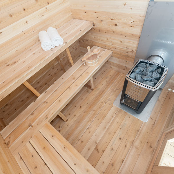 Dundalk Leisurecraft CT Georgian 6 Person Cabin Sauna CTC88W