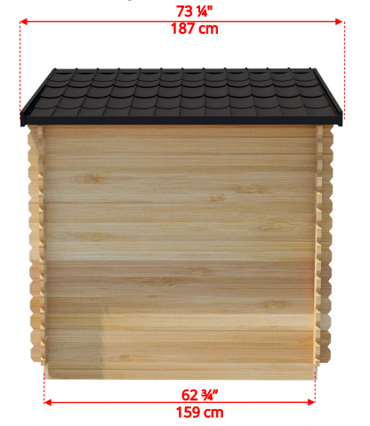 Dundalk Leisurecraft Granby Cabin Sauna CTC66W