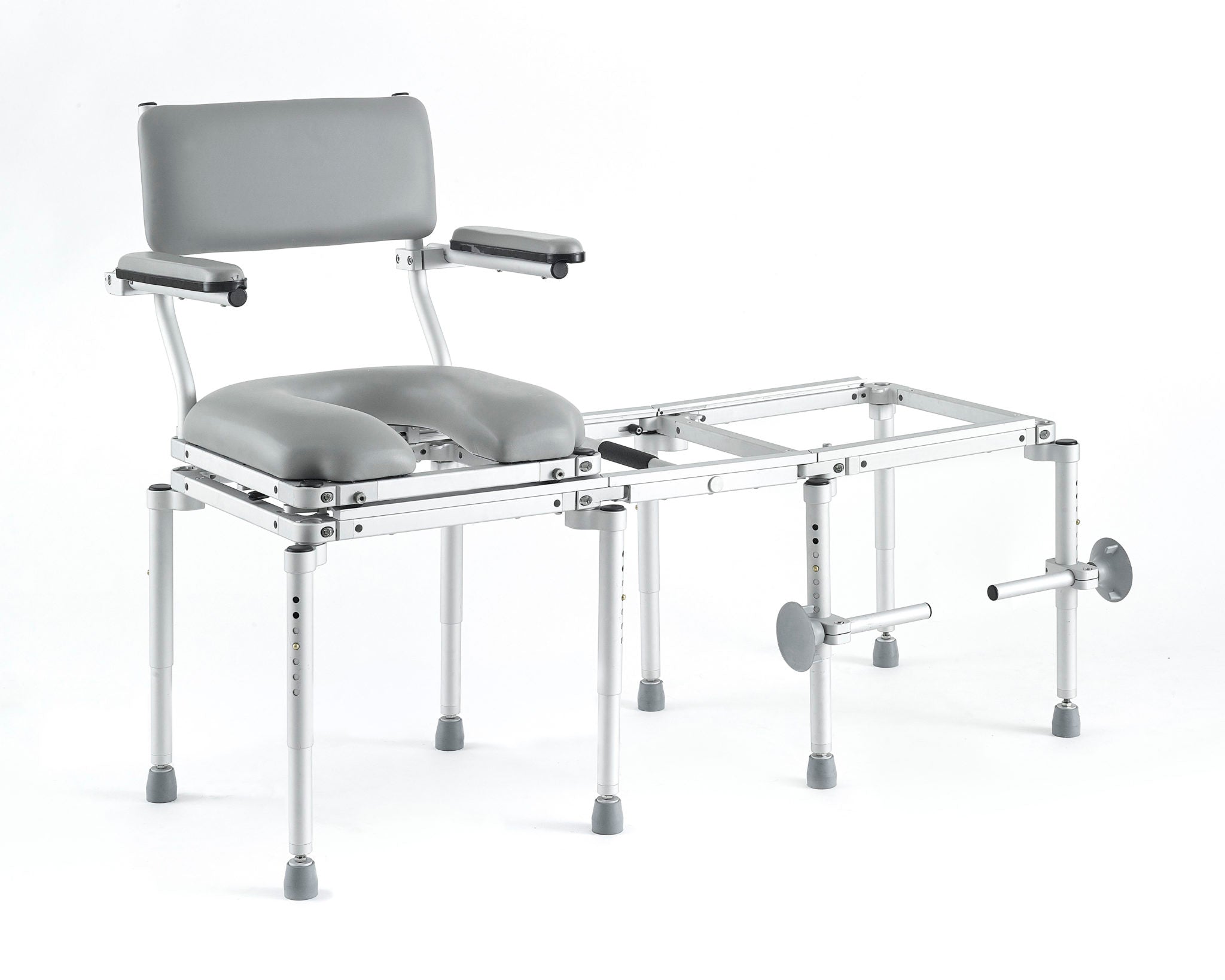 Nuprodx MC5000 Stationary Commode Shower, and tub transfer bench