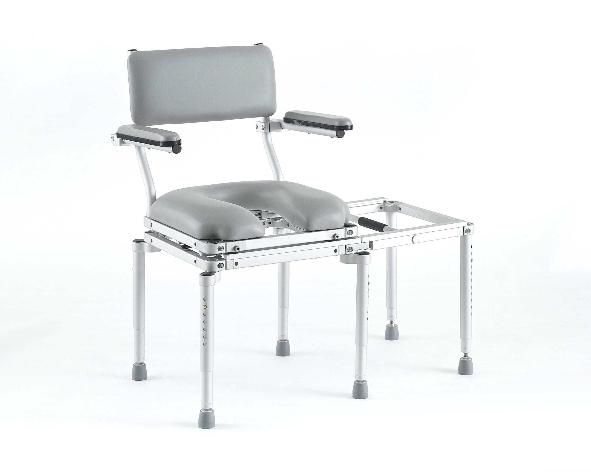 Nuprodx MC5100 Commode And Tub Transfer Slider Bench