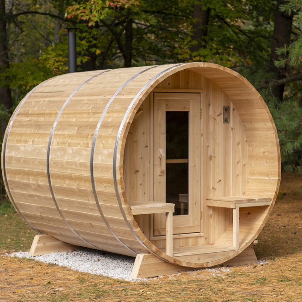Dundalk Leisurecraft Serenity 4 Person Outdoor Sauna | CTC2245W