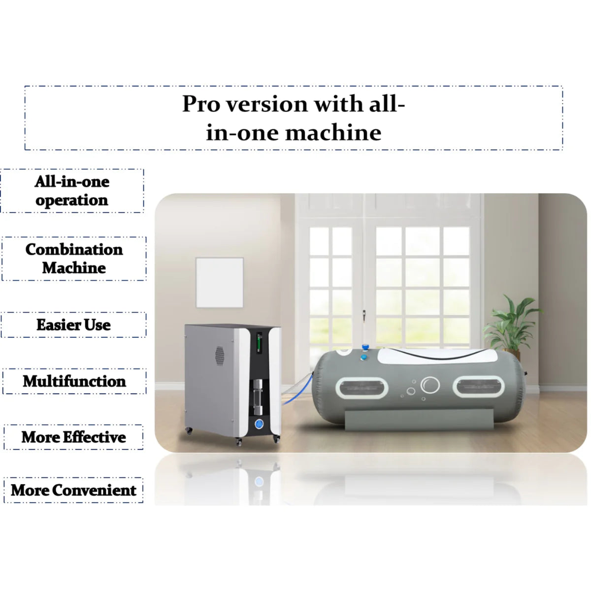 1.4ATA Airvida Portable Lying Hyperbaric Chamber