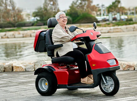 Afiscooter S3 Heavy Duty Offroad 3 Wheel Mobility Scooter