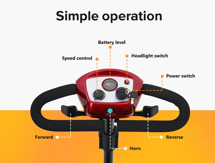 Metro Mobility Patriot 4-Wheel Mobility Scooter