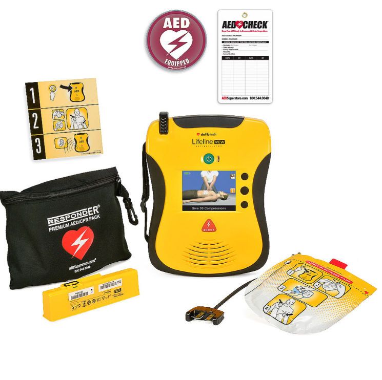 Defibtech Lifeline View ECG AED Kit