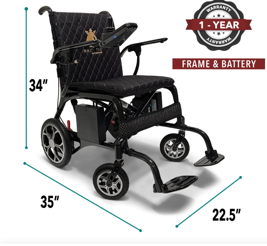 Comfygo Phoenix Carbon Fiber Lightweight Electric Wheelchair