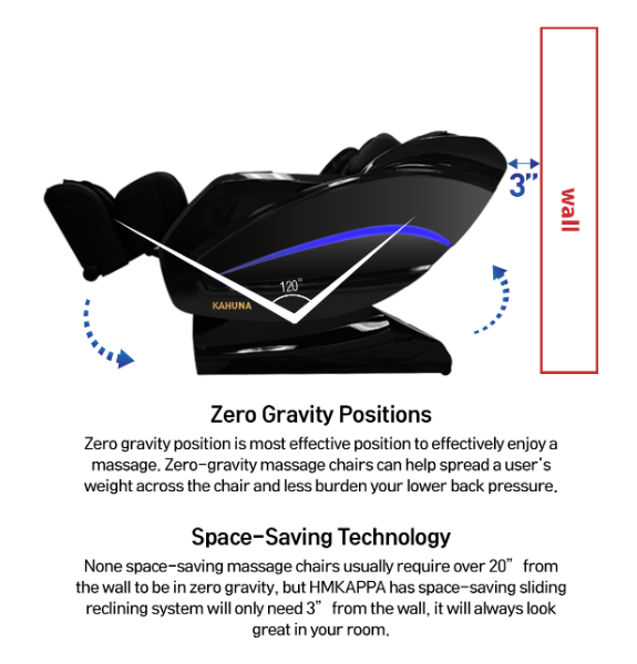 Kahuna KAPPA Zero Gravity Electric Massage Chair
