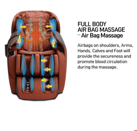 Kahuna LM-7000 4 roller 2D Massage Chair
