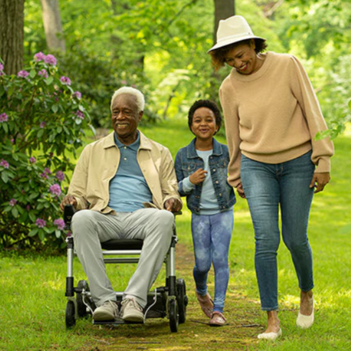 Journey Zoomer Lightweight Power Folding Chair With One-Handed Control