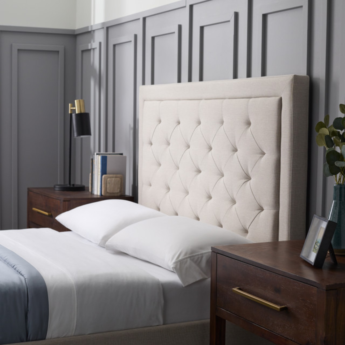 Malouf Home Hennessy Headboard (CONTEMPORARY STYLE)
