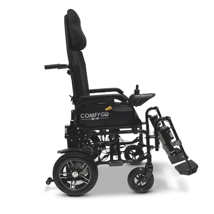 Comfygo X-9 Remote Controlled Electric Wheelchair with Automatic Recline