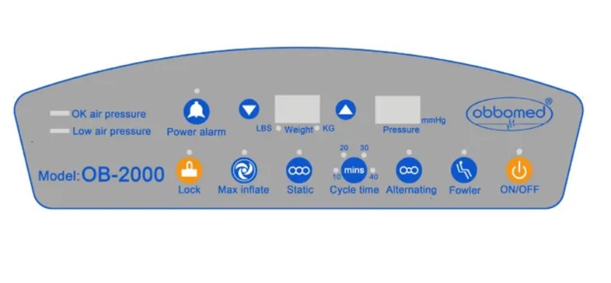 Obomed OB-2000 StandardAir LAL Alternating Pressure Mattress