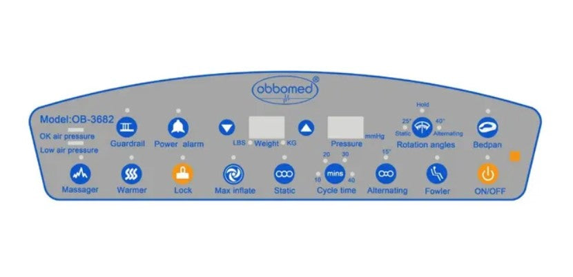 Obbomed OB-3682 UltraAir Alternating Pressure Ulcer Prevention Mattress
