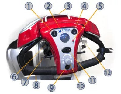 Tzora Titan 4 wheel Electric Mobility Scooter
