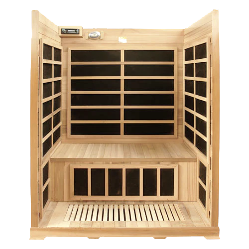 3 Person FAR Infrared Sauna - Hemlock