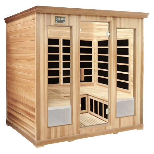 4 Person FAR Infrared Sauna - Hemlock