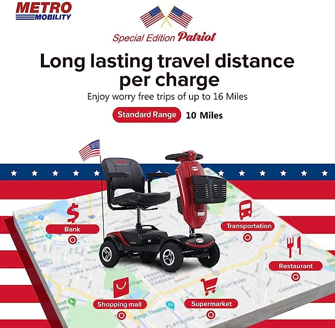 Metro Mobility Patriot 4-Wheel Mobility Scooter