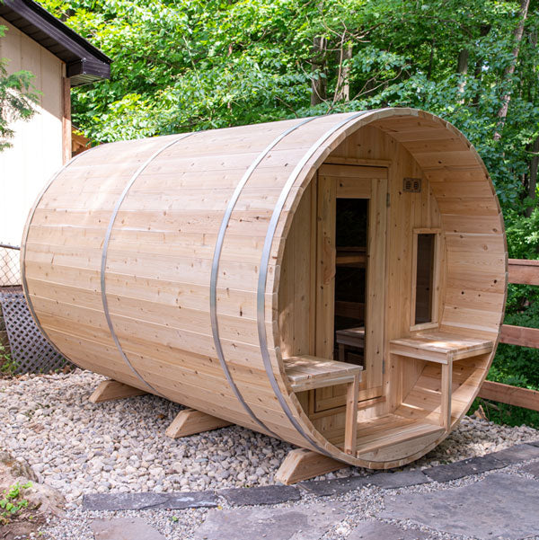 Dundalk Leisurecraft CT Tranquility Barrel Sauna CTC2345W