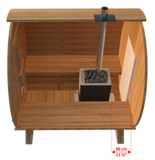 Dundalk Leisurecraft Timber Harmony 4 Person Outdoor Sauna | CTC22W