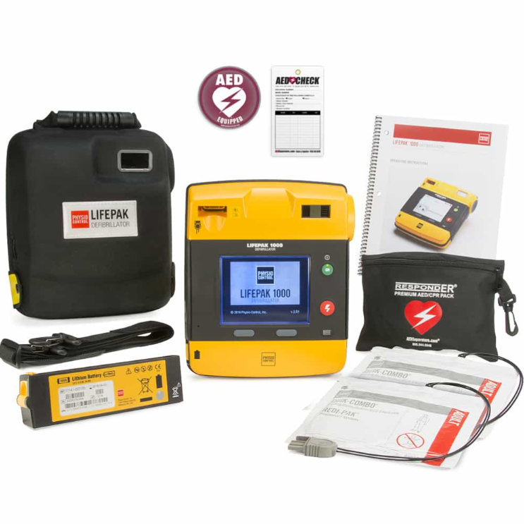 LIFEPAK 1000 Defibrillator AED Kit