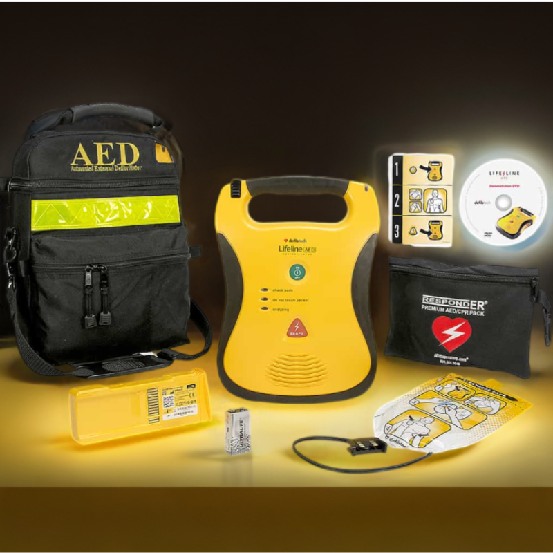 Defibtech Lifeline or Lifeline AUTO AED Lithium 9V Battery - (for self  checks)