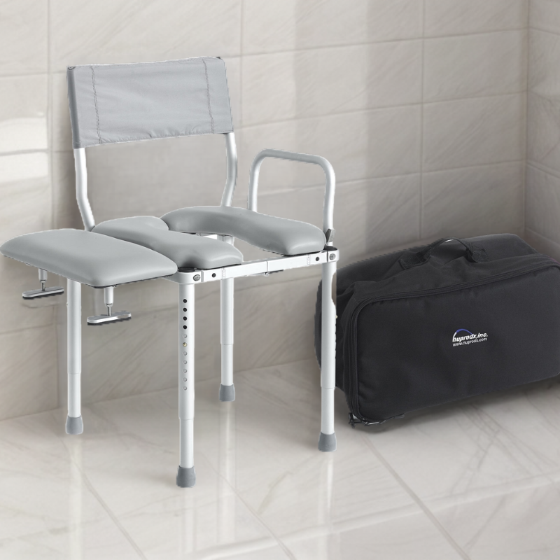 Nuprodx MC3000TX Travel Commode Chair Endurewellnessusa