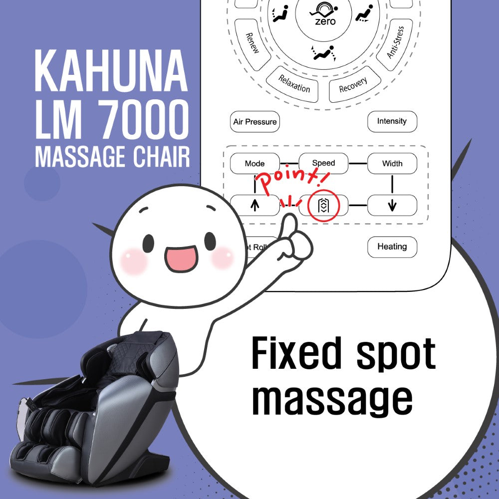 Kahuna LM-7000 4 roller 2D Massage Chair