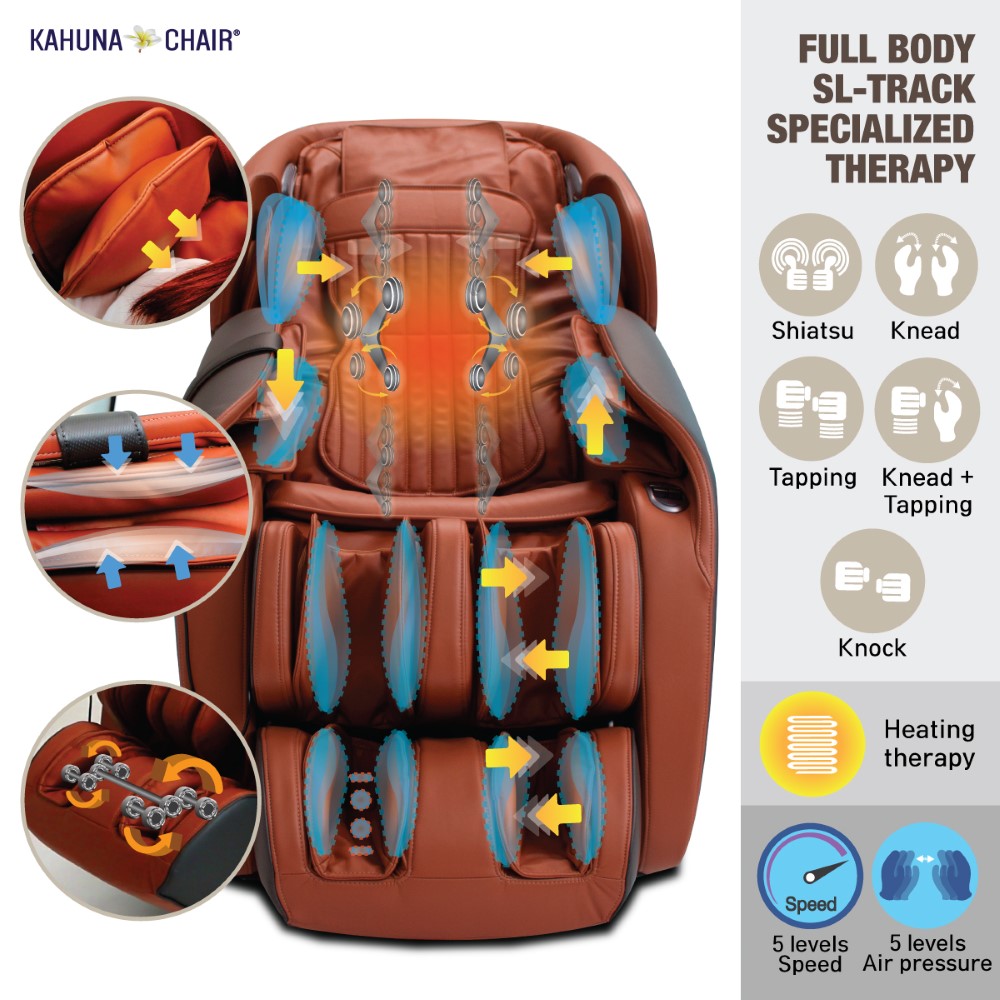 Kahuna LM-7000 4 roller 2D Massage Chair