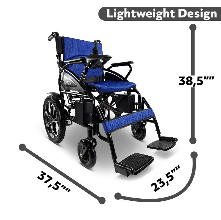 ComfyGO 6011 Electric Wheelchair With 17″ Wide Seat