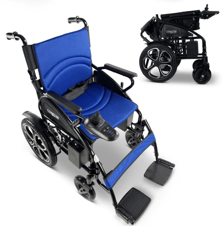 ComfyGO 6011 Electric Wheelchair With 17″ Wide Seat